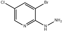 3-溴-5-氯-2-肼基吡啶 结构式