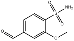 4-formyl-2-methoxybenzenesulfonamide 结构式