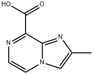 2-甲基咪唑并[1,2-A]吡嗪-8-羧酸 结构式