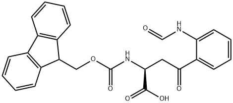 FMOC-N'-甲酰-L-狗尿酸 结构式