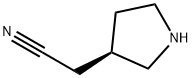(R)-2-(吡咯烷-3-基)乙腈 结构式