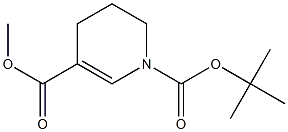 1-(tert-butyl) 3-methyl 5,6-dihydropyridine-1,3(4H)-dicarboxylate 结构式