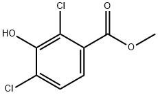 METHYL 2,4-DICHLORO-3-HYDROXYBENZOATE 结构式