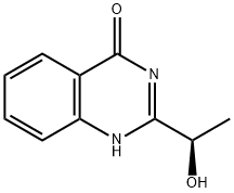 2-[(1R)-1-hydroxyethyl]-3,4-dihydroquinazolin-4-one 结构式