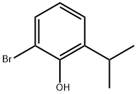 1-bromo-3-isopropyl-2-hydroxybenzene 结构式