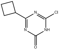 2-Chloro-4-cyclobutyl-6-hydroxy-1,3,5-triazine 结构式