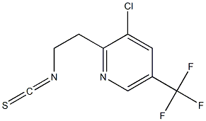 3-chloro-2-(2-isothiocyanatoethyl)-5-(trifluoromethyl)pyridine 结构式