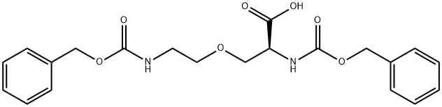 N-Alpha-N-Epsilon-Di(Carbobenzoxy)-4-Oxa-L- Lysine 结构式