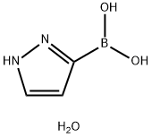 吡唑-3-硼酸水合物 结构式