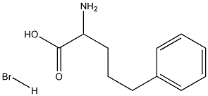 2-氨基-5-苯基戊酸氢溴酸盐 结构式