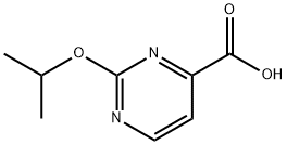 2-异丙氧基嘧啶-4-羧酸 结构式