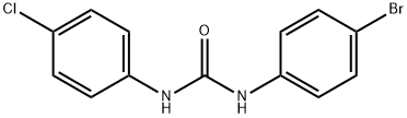 1-(4-BROMOPHENYL)-3-(4-CHLOROPHENYL)UREA 结构式