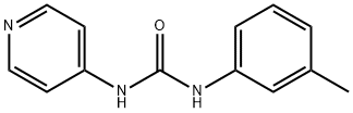 1-[(3-Methylphenyl)]-3-(pyridin-4-yl)urea 结构式