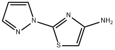 4-Amino-2-(1H-pyrazol-1-yl)thiazole 结构式