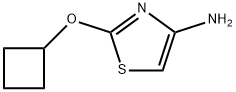 4-Amino-2-(cyclobutoxy)thiazole 结构式