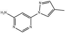 4-Amino-6-(4-methyl-1H-pyrazol-1-yl)pyrimidine 结构式