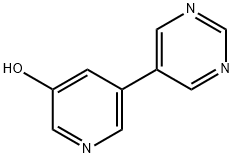 5-(嘧啶-5-基)吡啶-3-醇 结构式