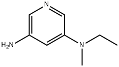 3-Amino-5-(methylethylamino)pyridine 结构式