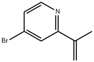 4-Bromo-2-(iso-propenyl)pyridine 结构式