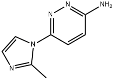 3-Amino-6-(2-methyl-1H-imidazol-1-yl)pyridazine 结构式