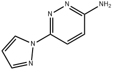 3-Amino-6-(1H-pyrazol-1-yl)pyridazine 结构式