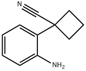 1-(2-氨基苯基)环丁烷甲腈 结构式