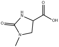 1-甲基-2-氧代咪唑烷-4-羧酸 结构式