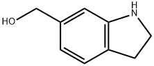 2,3-dihydro-1H-indol-6-ylmethanol 结构式