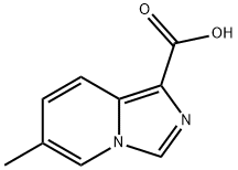 6-methylimidazo[1,5-a]pyridine-1-carboxylic acid 结构式
