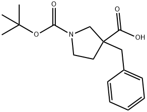 1,3-吡咯烷二羧酸,3-(苯基甲基)-,1-(1,1-二甲基乙基)酯 结构式