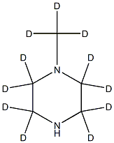 1-(methyl-d3)piperazine-2,2,3,3,5,5,6,6-d8 结构式