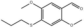 2,5-DIMETHOXY-4-PROPYLTHIOBENZALDEHYDE 结构式