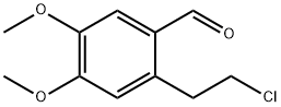 Benzaldehyde, 2-(2-chloroethyl)-4,5-dimethoxy- 结构式