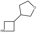 3-(四氢呋喃-3-基)氮杂环丁烷 结构式