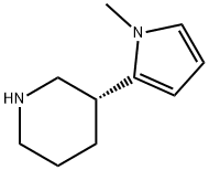 (3R)-3-(1-methyl-1H-pyrrol-2-yl)piperidine 结构式