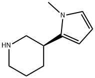 (3S)-3-(1-methyl-1H-pyrrol-2-yl)piperidine 结构式