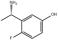 3-((1S)-1-AMINOETHYL)-4-FLUOROPHENOL 结构式