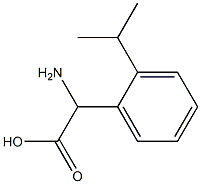 2-AMINO-2-[2-(METHYLETHYL)PHENYL]ACETIC ACID 结构式