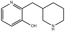 3-Pyridinol, 2-(3-piperidinylmethyl)- 结构式