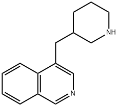 Isoquinoline, 4-(3-piperidinylmethyl)- 结构式