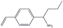 1-(4-VINYLPHENYL)BUTYLAMINE 结构式