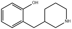 2-(3-Piperidinylmethyl)phenol 结构式