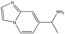 1-(imidazo[1,2-a]pyridin-7-yl)ethan-1-amine 结构式