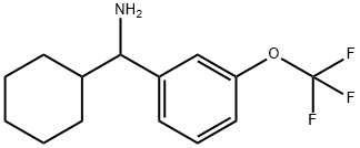 CYCLOHEXYL[3-(TRIFLUOROMETHOXY)PHENYL]METHANAMINE 结构式