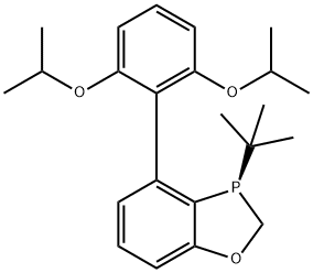 (R)-3-(tert-butyl)-4-(2,6-diisopropoxyphenyl)-2,3-dihydrobenzo[d][1,3]oxaphosphole 结构式