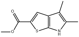 methyl 4,5-dimethyl-6H-thieno[2,3-b]pyrrole-2-carboxylate 结构式
