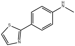 N-methyl-4-(1,3-thiazol-2-yl)aniline 结构式