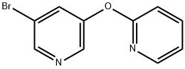 3-bromo-5-(pyridin-2-yloxy)pyridine 结构式