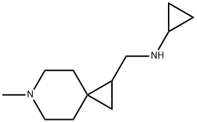 N-((6-氮杂螺[2.5]辛烷-1-基)甲基)-N-甲基环丙胺 结构式