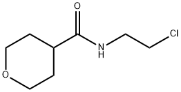 N-(2-氯乙基)四氢-2H-吡喃-4-甲酰胺 结构式